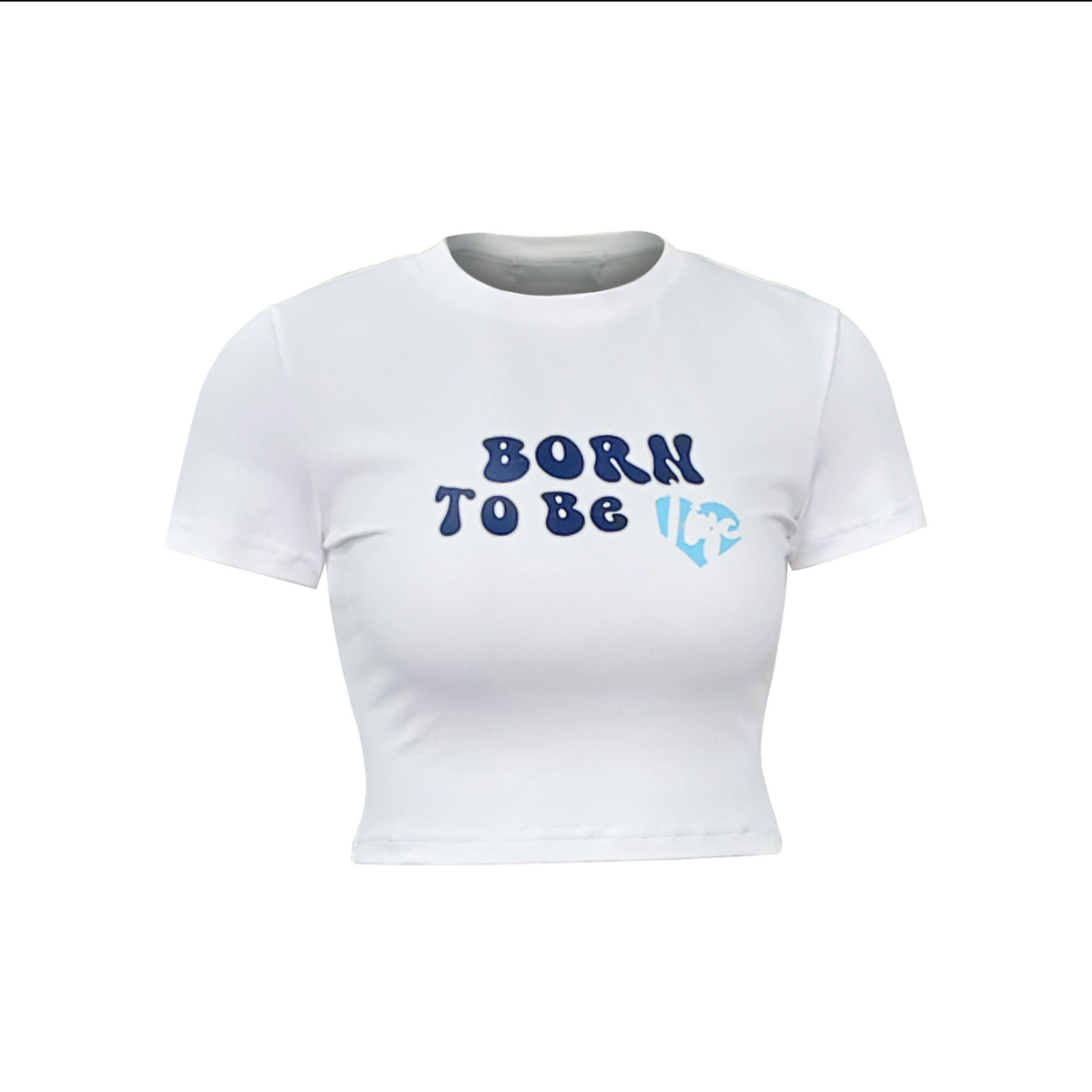 Born to be Niyce baby tee Blue
